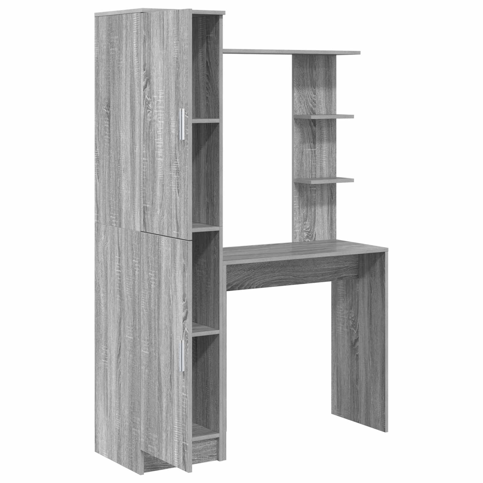 Schreibtisch 2 pcs Graues Sonoma