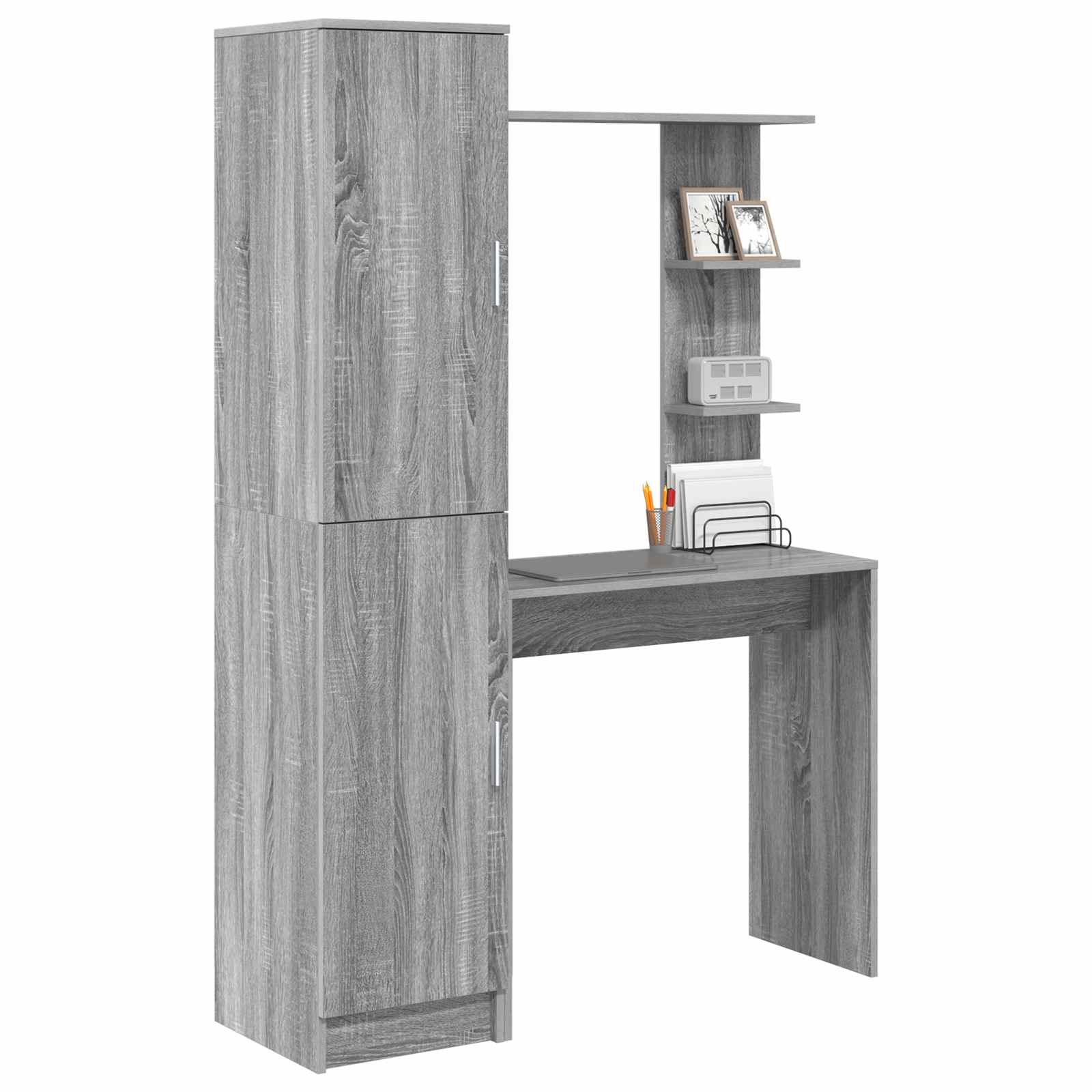 Schreibtisch Graues Sonoma 113,5 x 39 x 168 cm 2 stk.
