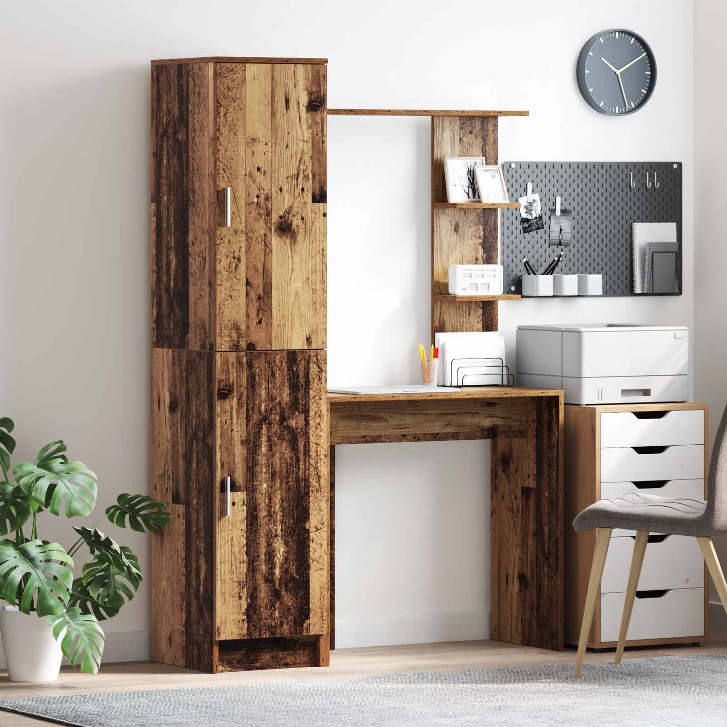 Schreibtisch Altholz 113,5 x 39 x 168 cm 2 stk.