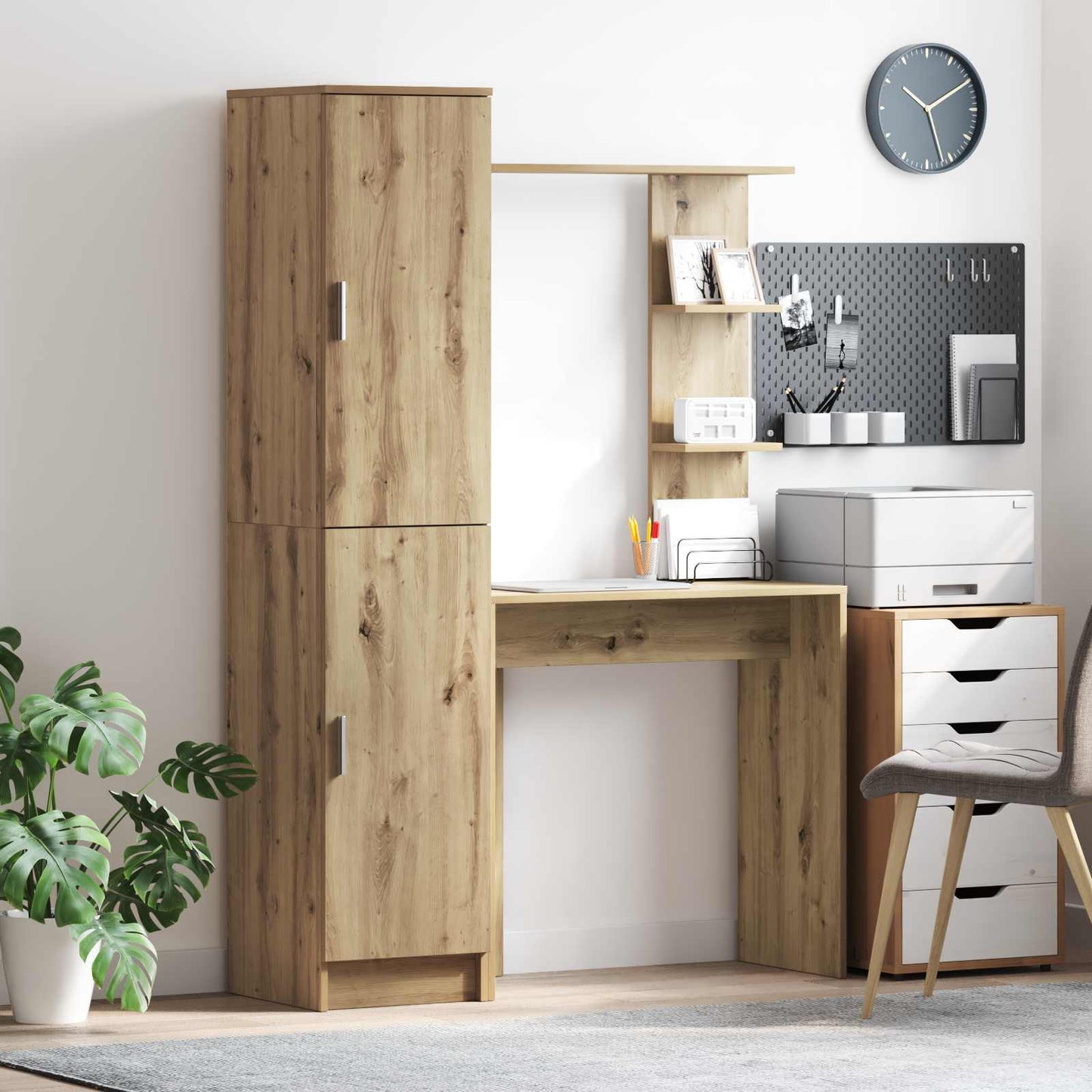 Schreibtisch Artisan-Eiche 113,5 x 39 x 168 cm 2 Stk.
