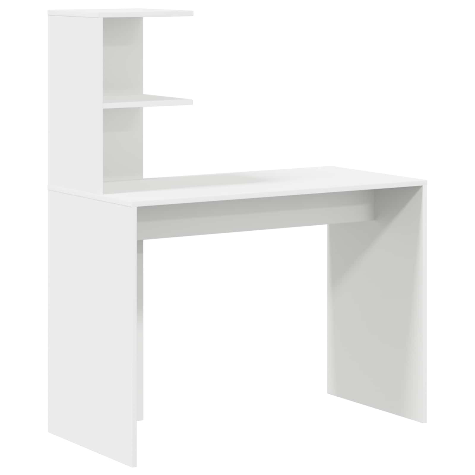 Schreibtisch Weiß 133,5 x 50 x 124 cm 2 stk.