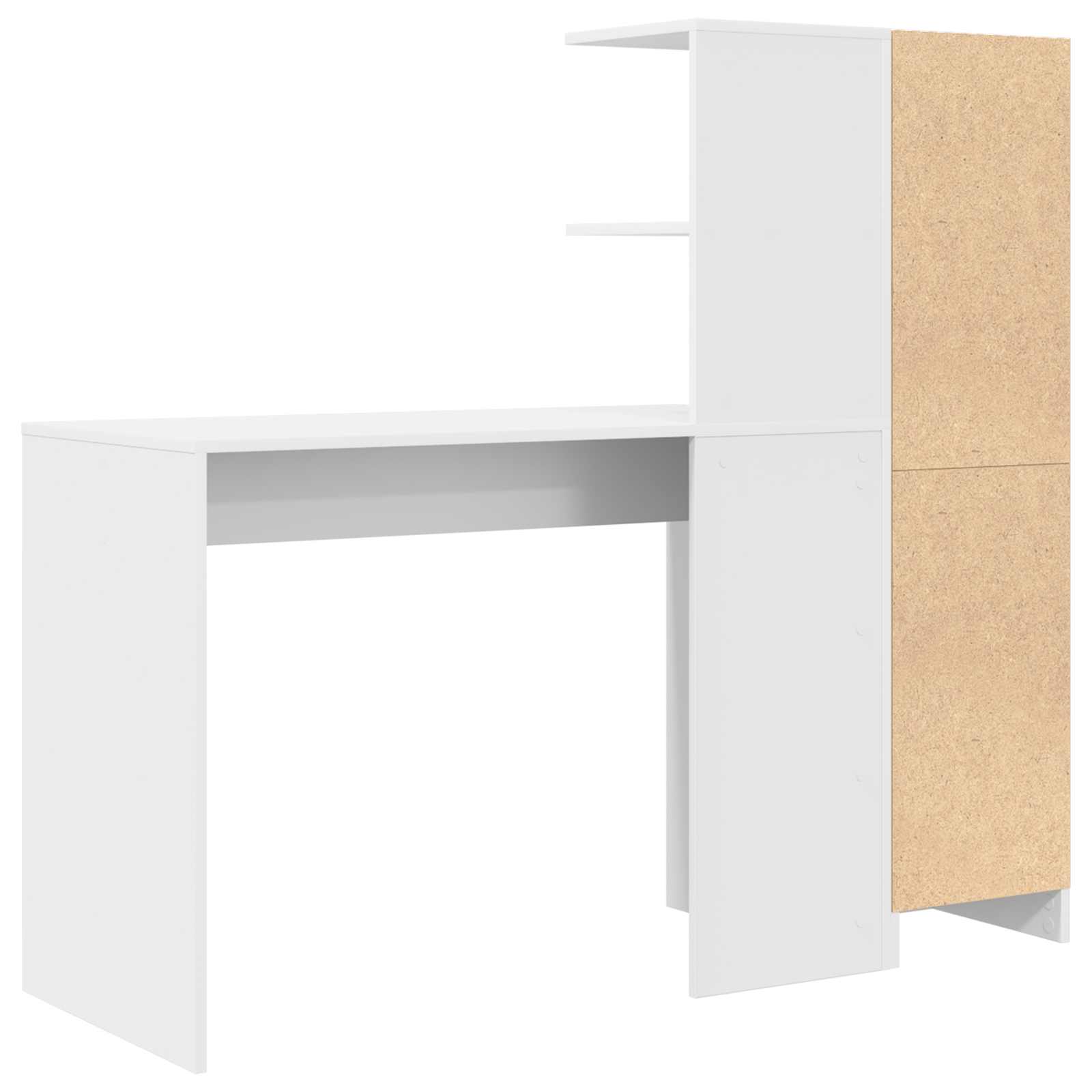 Schreibtisch Weiß 133,5 x 50 x 124 cm 2 stk.