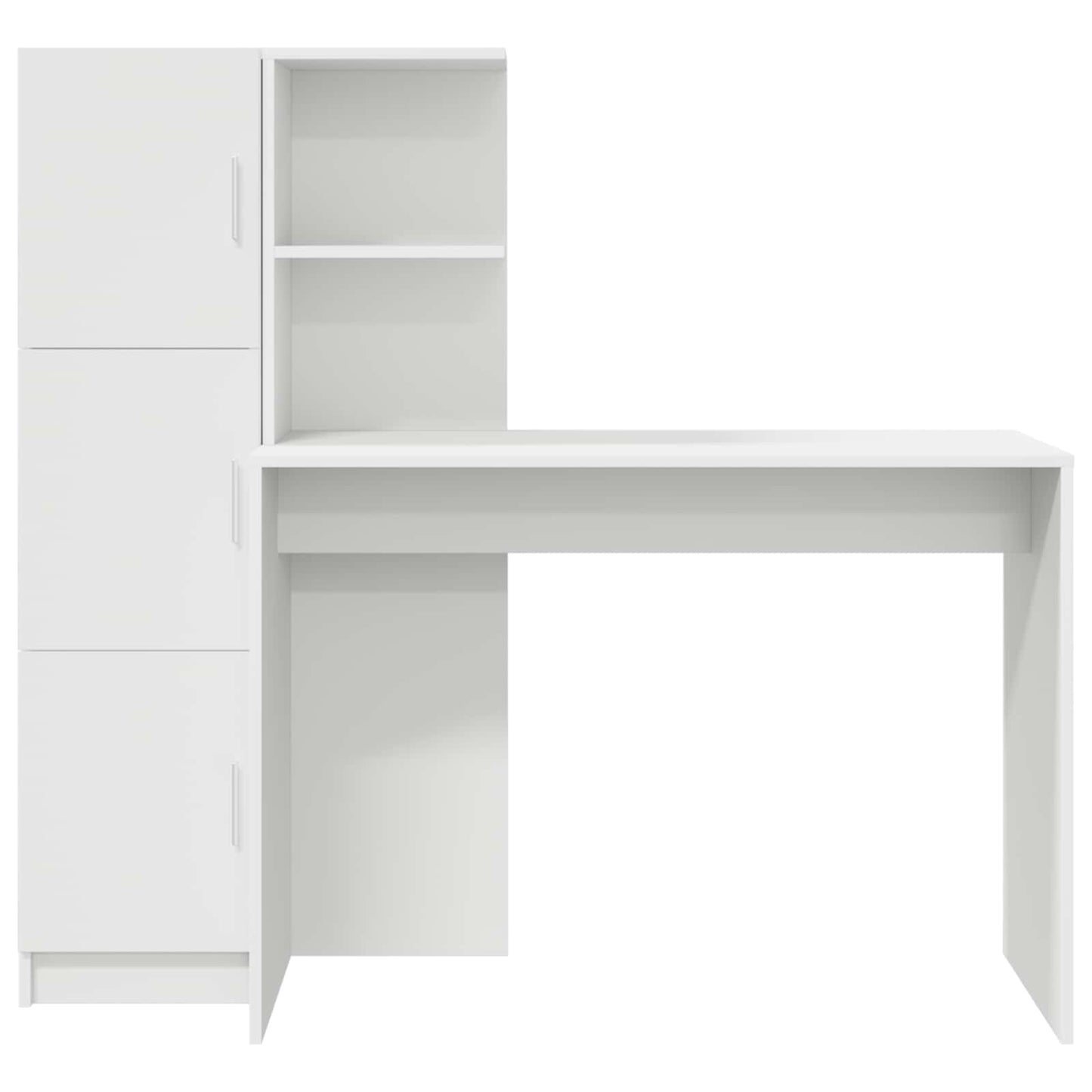 Schreibtisch Weiß 133,5 x 50 x 124 cm 2 stk.