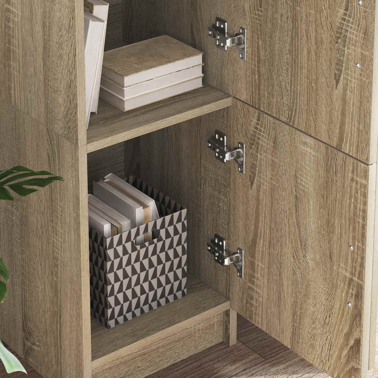 Schreibtisch Sonoma-Eiche 133,5 x 50 x 124 cm 2 stk.