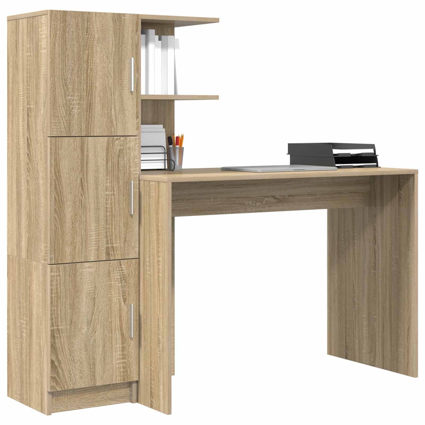 Schreibtisch Sonoma-Eiche 133,5 x 50 x 124 cm 2 stk.
