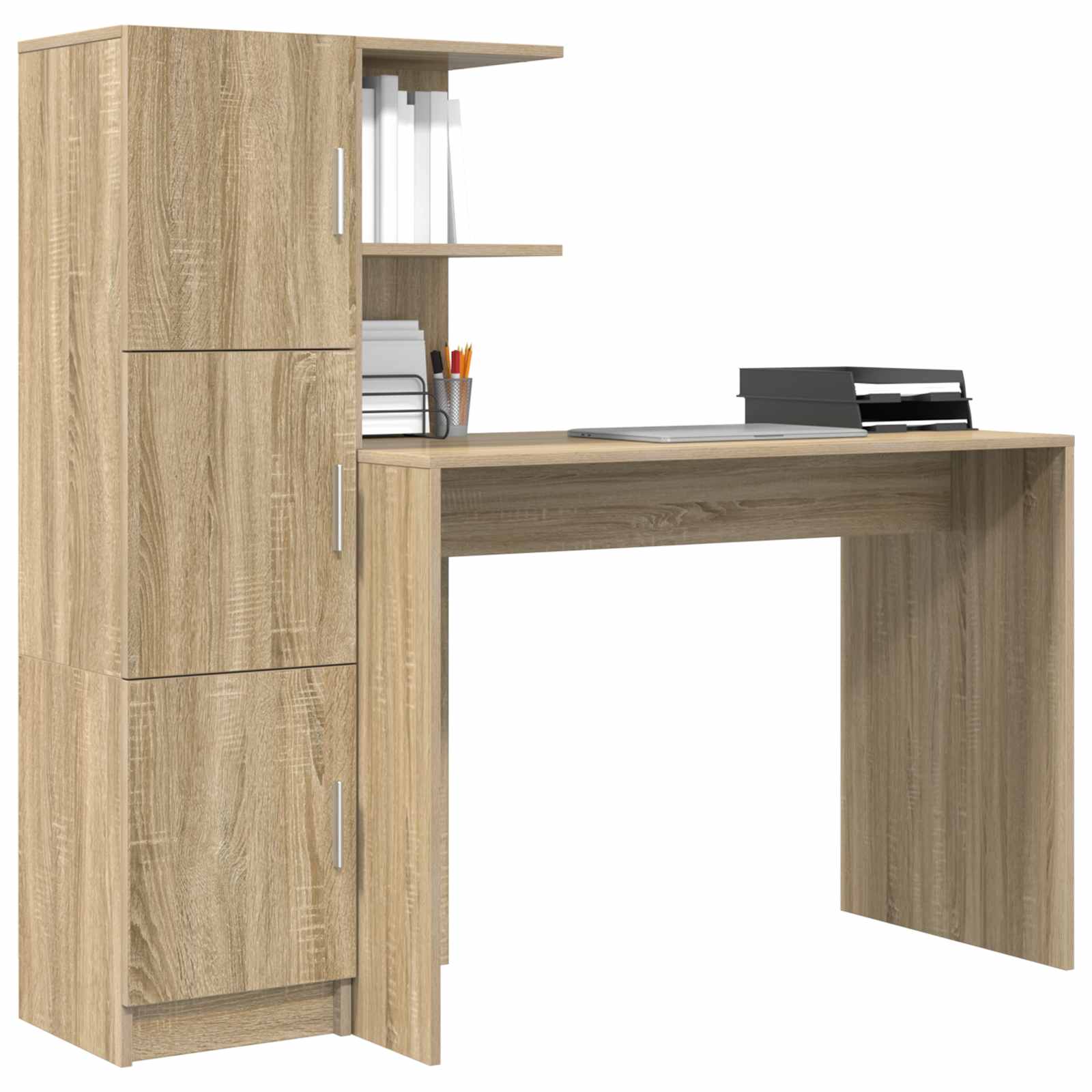Schreibtisch Sonoma-Eiche 133,5 x 50 x 124 cm 2 stk.