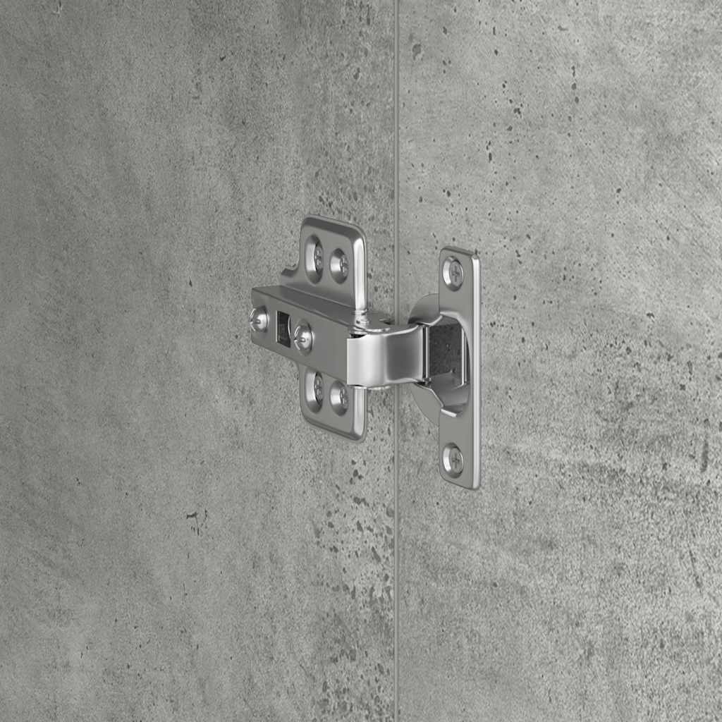 Schreibtisch 2 pcs Beton Grau