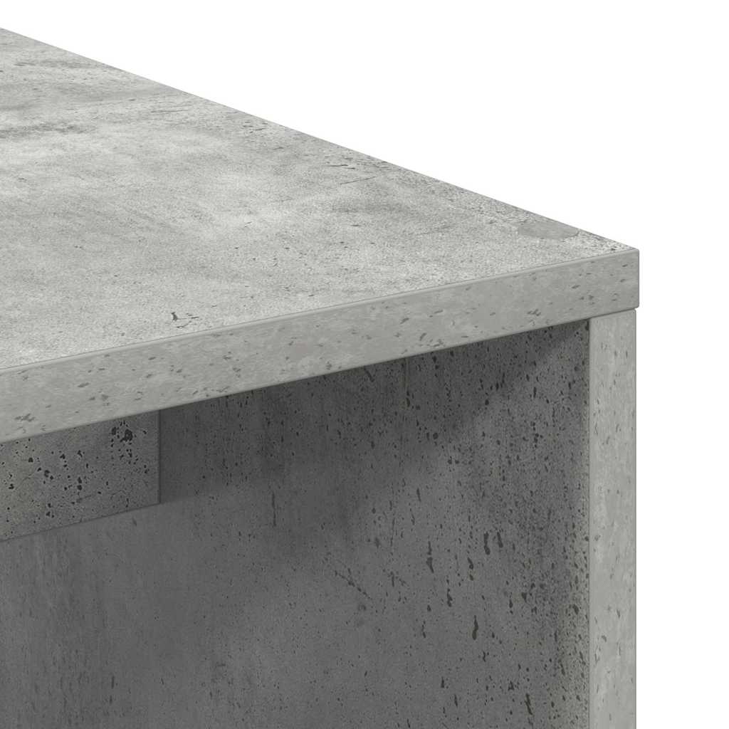 Schreibtisch 2 pcs Beton Grau