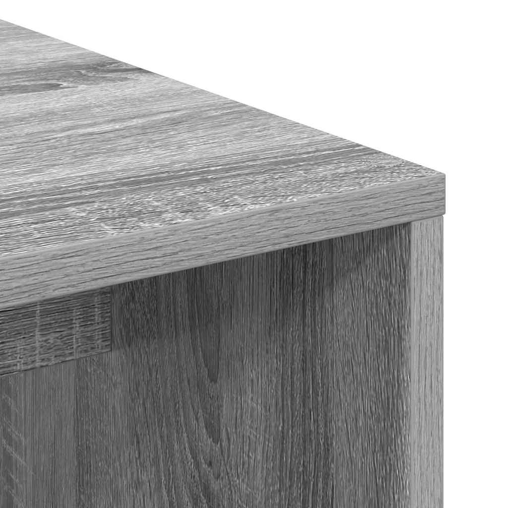 Schreibtisch Graues Sonoma 133,5 x 50 x 124 cm 2 stk.