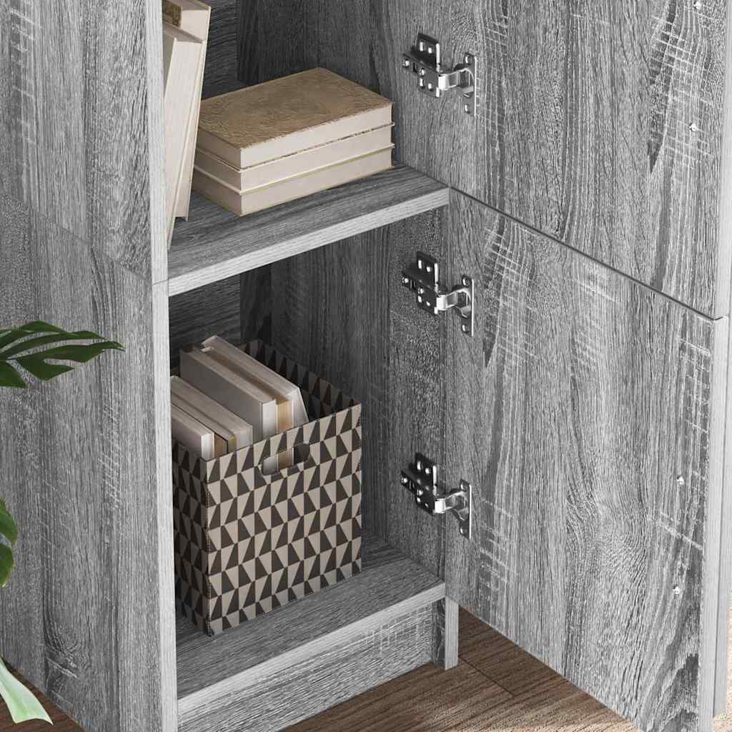 Schreibtisch Graues Sonoma 133,5 x 50 x 124 cm 2 stk.