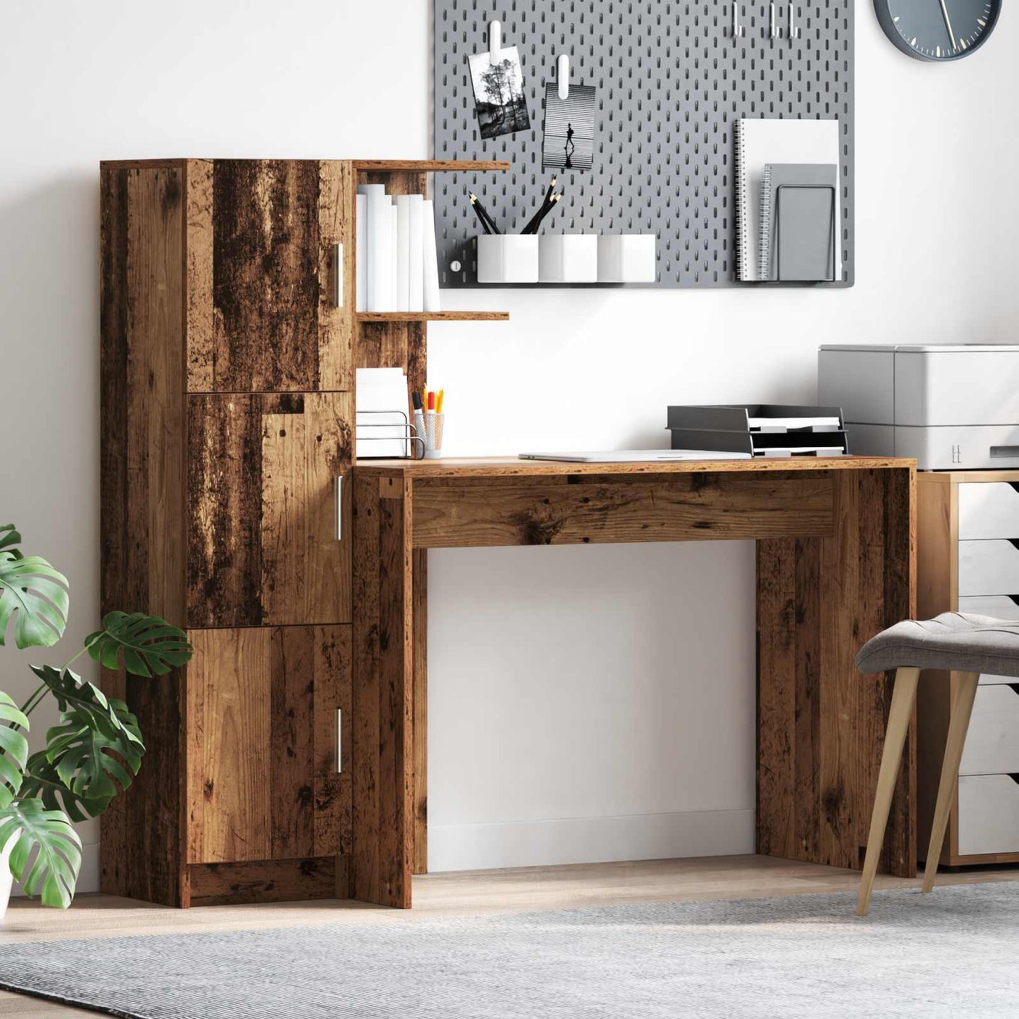 Schreibtisch 2 pcs Altholz