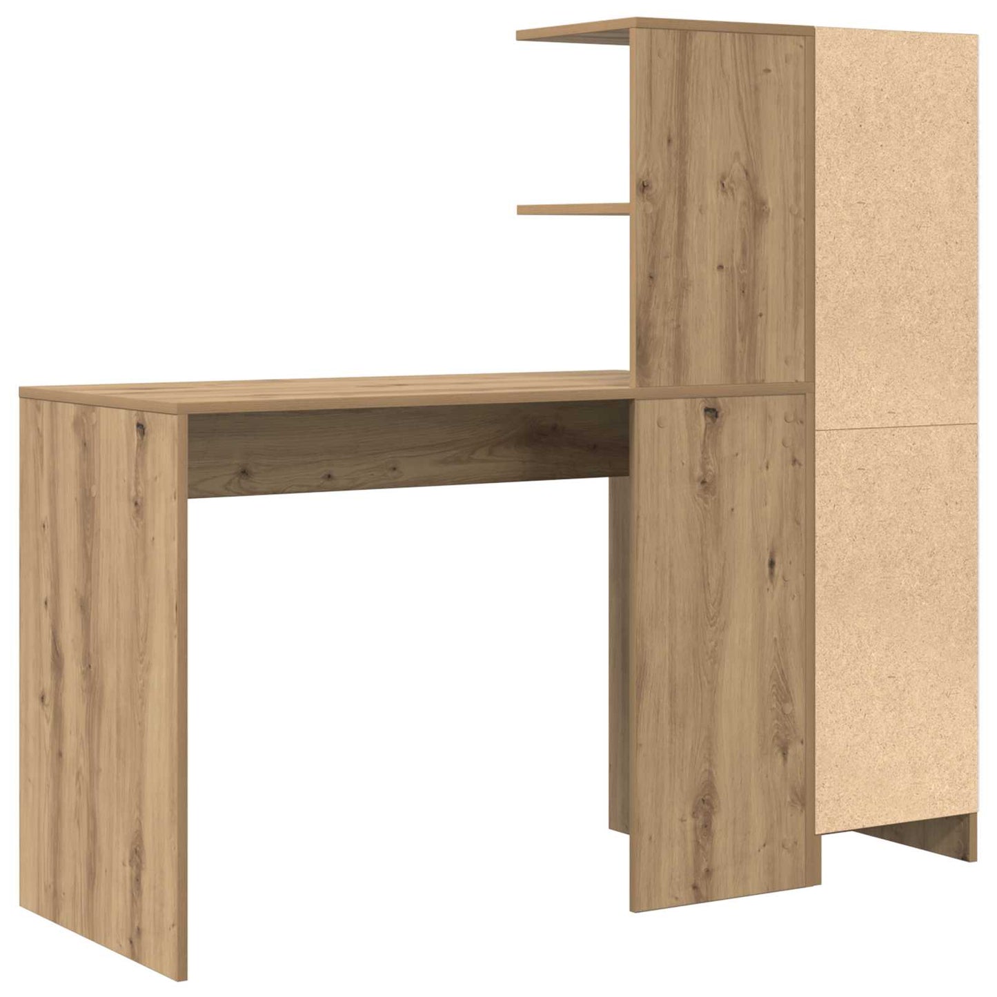 Schreibtisch Artisan-Eiche 133,5 x 50 x 124 cm 2 Stk.