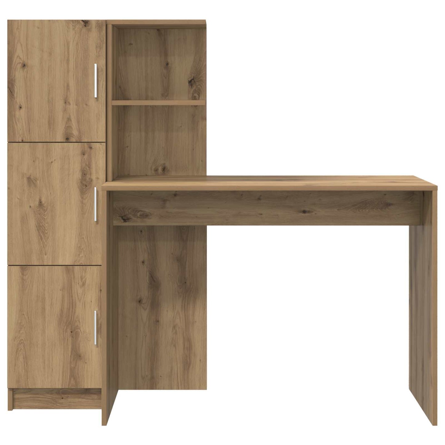 Schreibtisch Artisan-Eiche 133,5 x 50 x 124 cm 2 Stk.