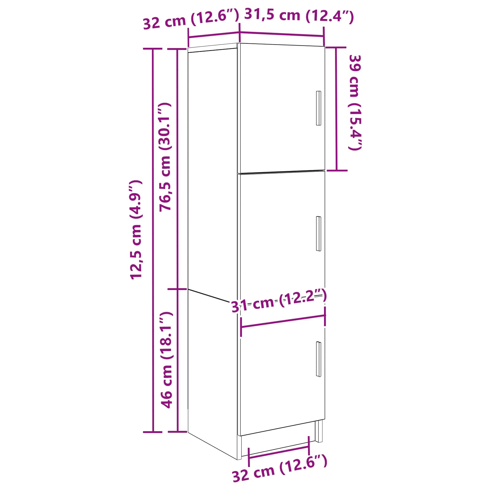 Schreibtisch Artisan-Eiche 133,5 x 50 x 124 cm 2 Stk.