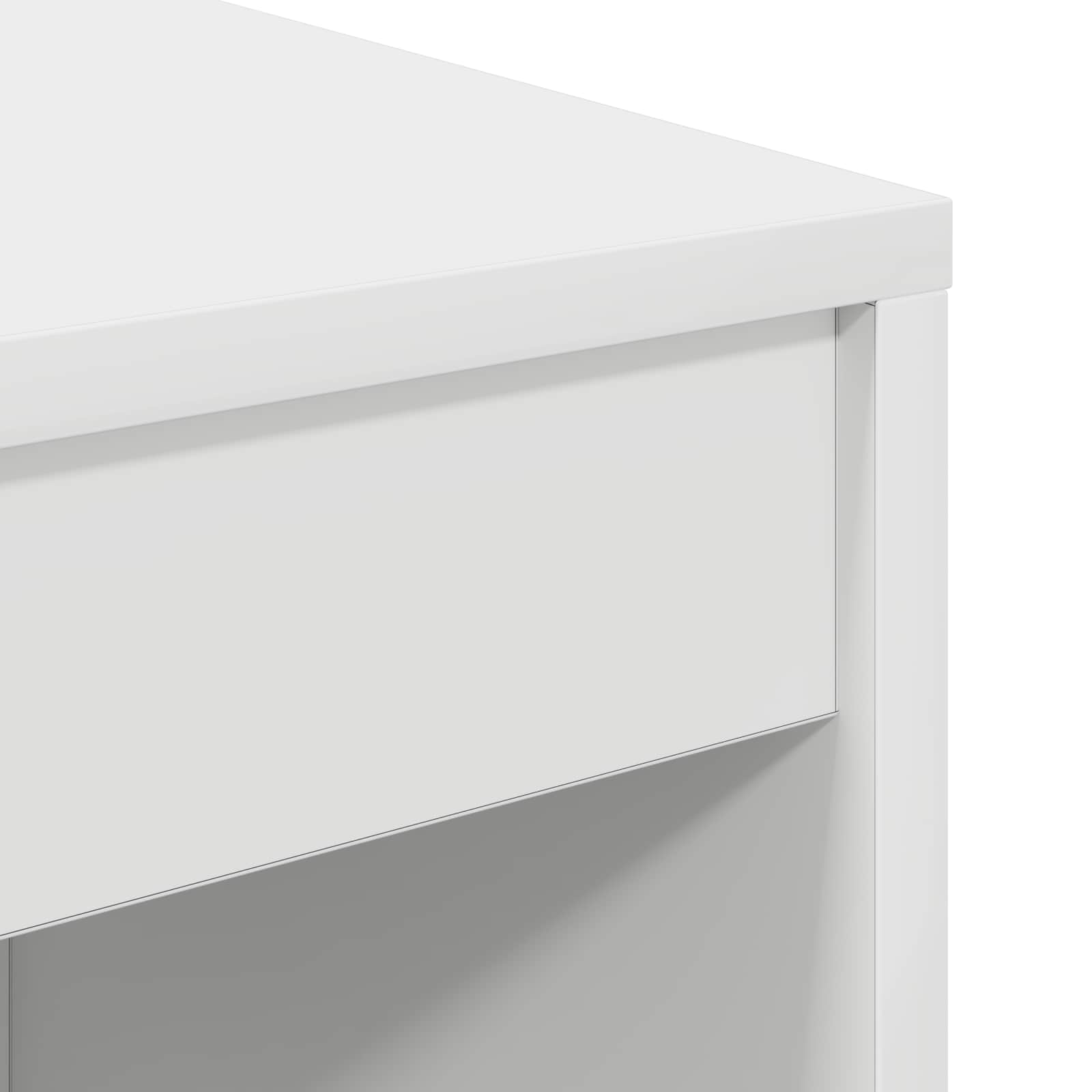Schreibtisch Weiß 105,5 x 34 x 127 cm 2 stk.