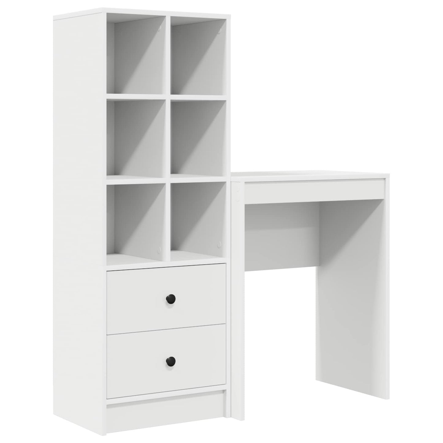 Schreibtisch Weiß 105,5 x 34 x 127 cm 2 stk.