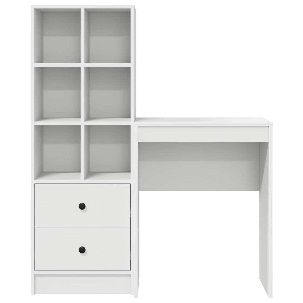 Schreibtisch Weiß 105,5 x 34 x 127 cm 2 stk.