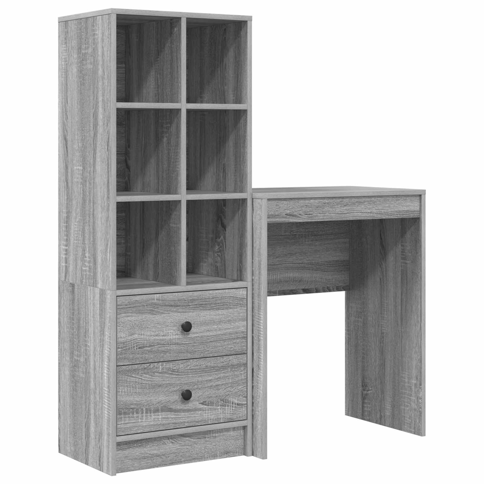 Schreibtisch Graues Sonoma 105,5 x 34 x 127 cm 2 stk.