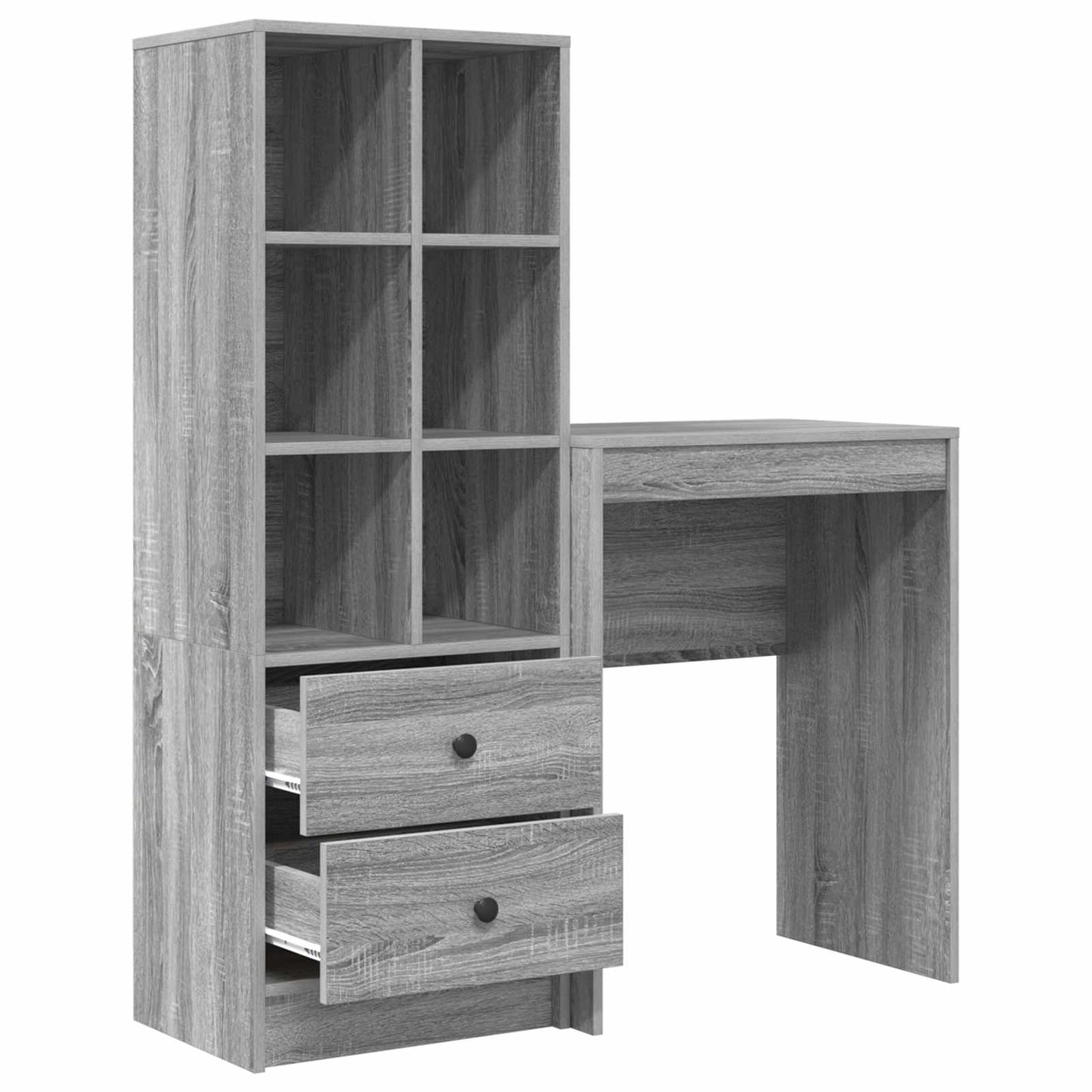Schreibtisch Graues Sonoma 105,5 x 34 x 127 cm 2 stk.