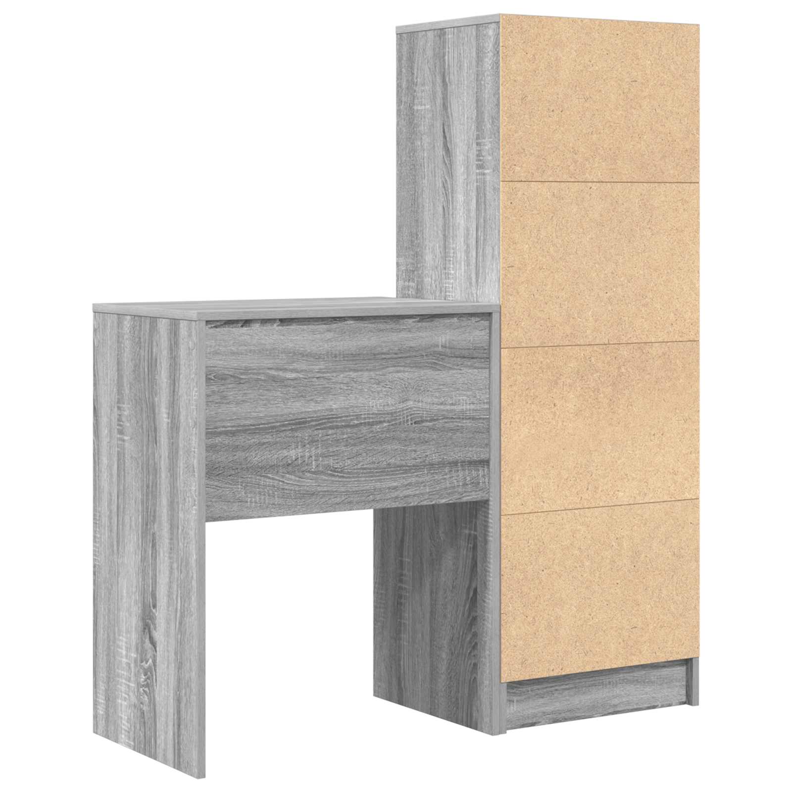 Schreibtisch Graues Sonoma 105,5 x 34 x 127 cm 2 stk.