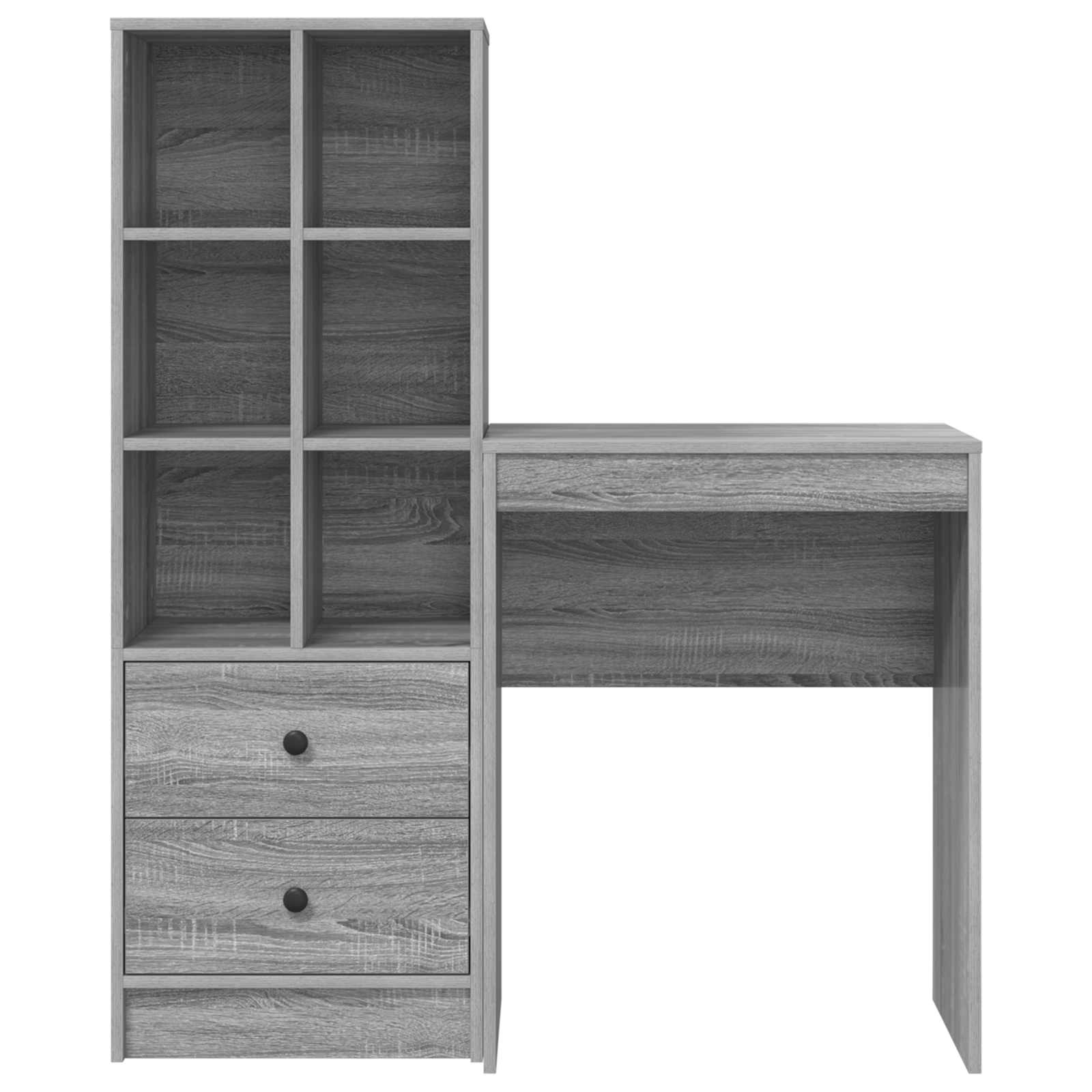 Schreibtisch Graues Sonoma 105,5 x 34 x 127 cm 2 stk.
