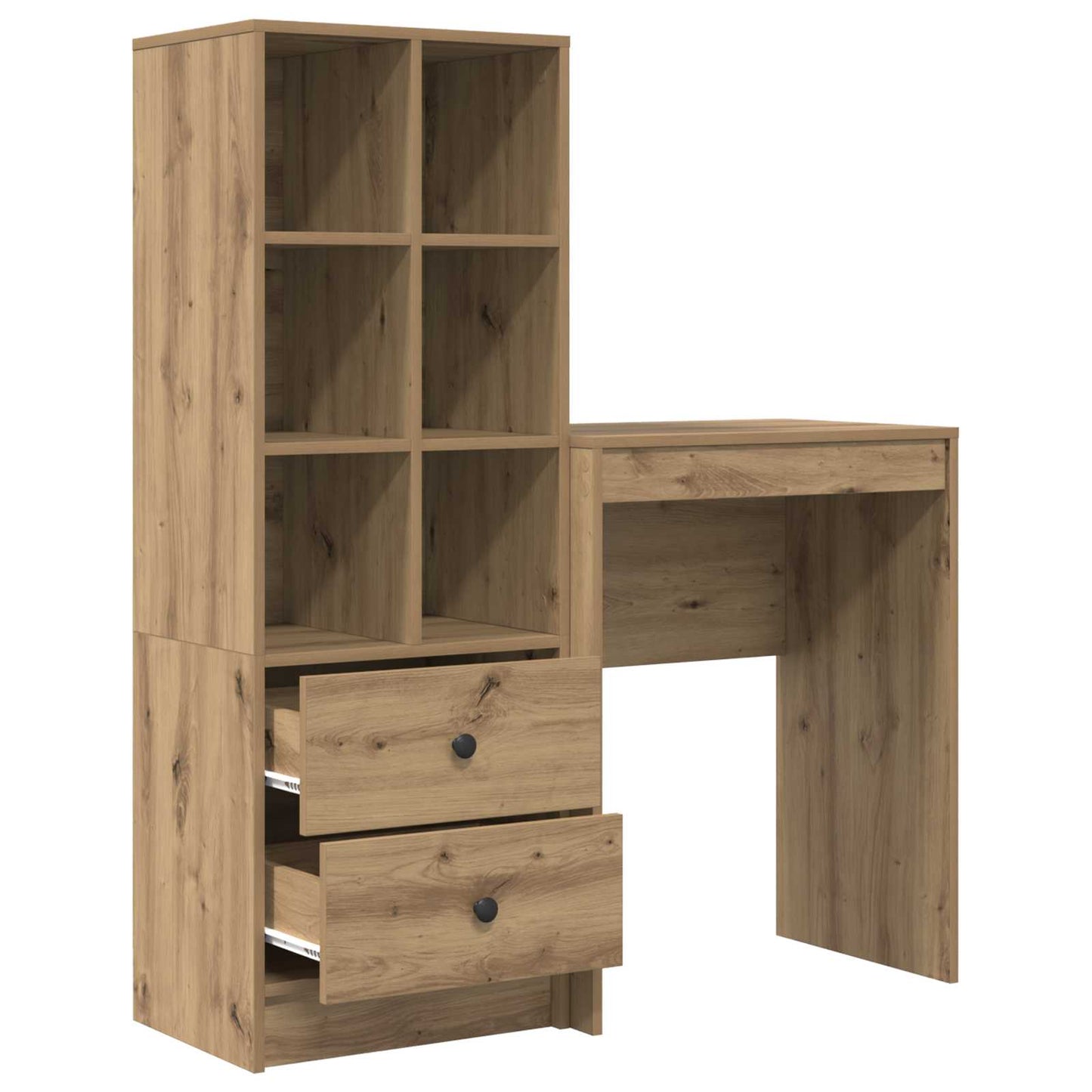 Schreibtisch Artisan-Eiche 105,5 x 34 x 127 cm 2 Stk.