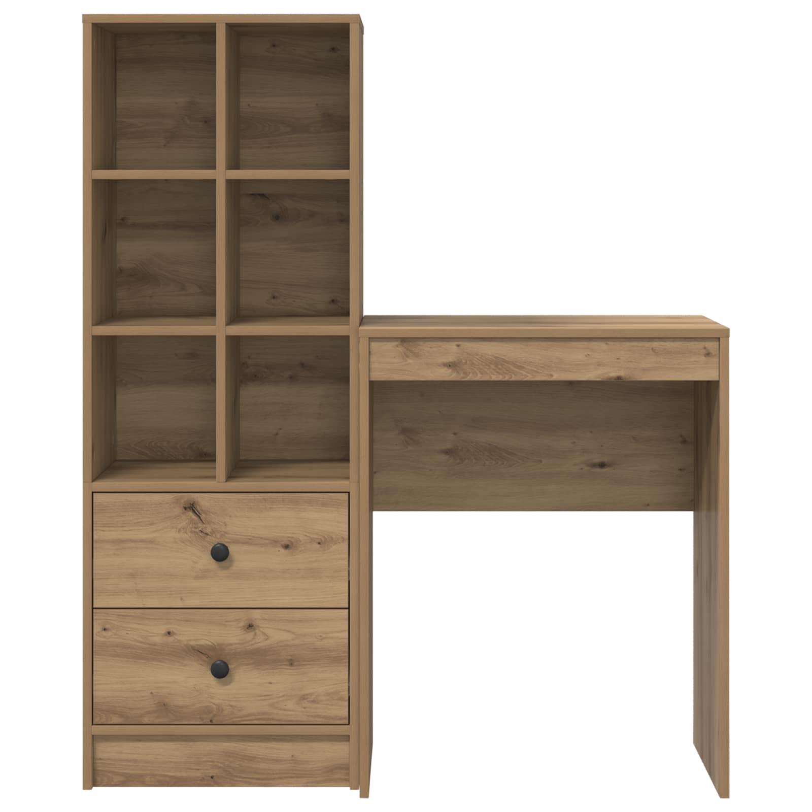 Schreibtisch Artisan-Eiche 105,5 x 34 x 127 cm 2 Stk.