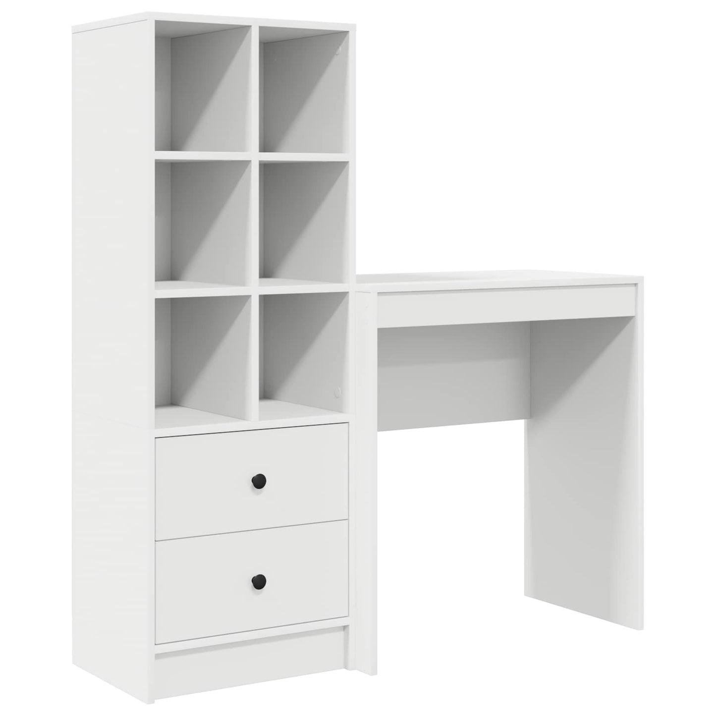 Schreibtisch Weiß 115,5 x 40 x 127 cm 2 stk.