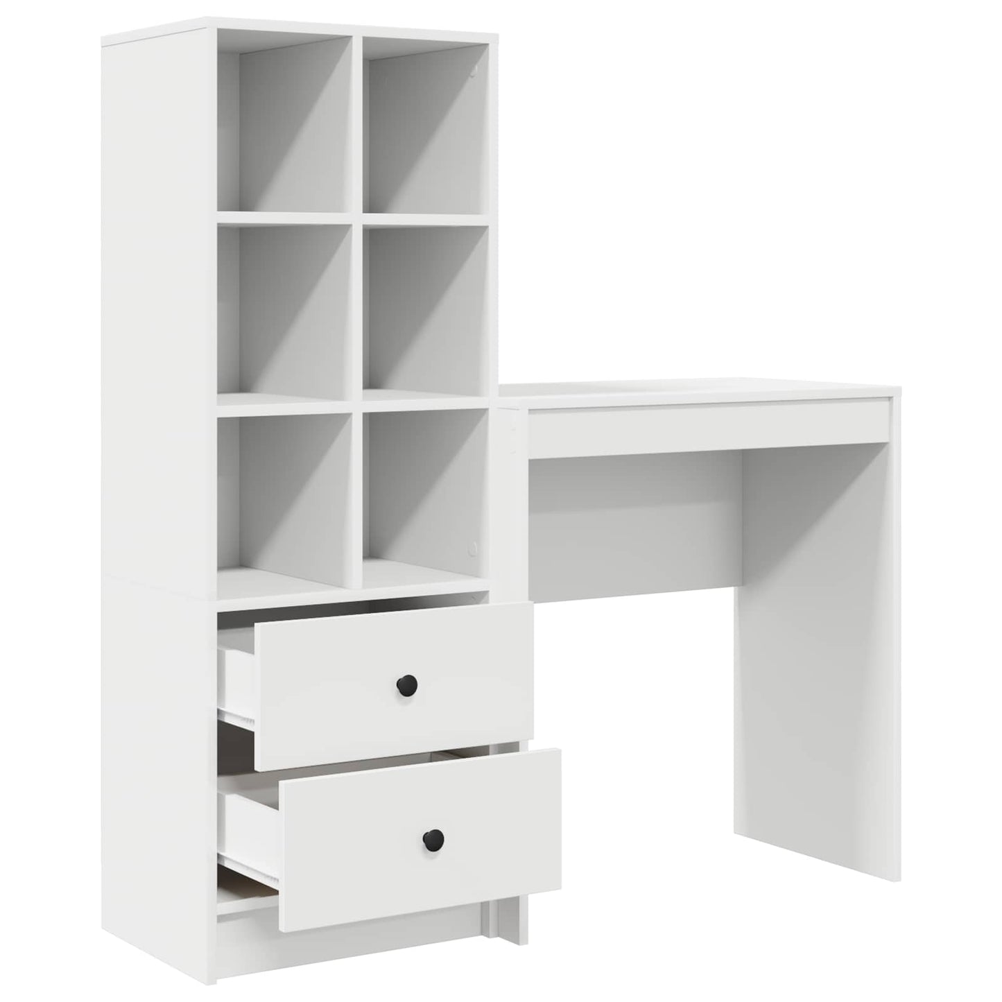 Schreibtisch Weiß 115,5 x 40 x 127 cm 2 stk.