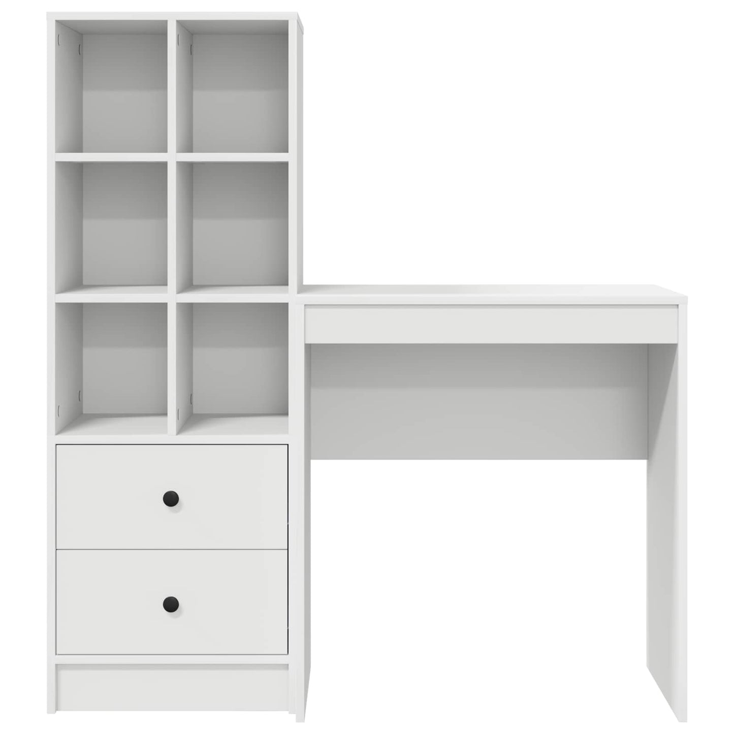 Schreibtisch Weiß 115,5 x 40 x 127 cm 2 stk.