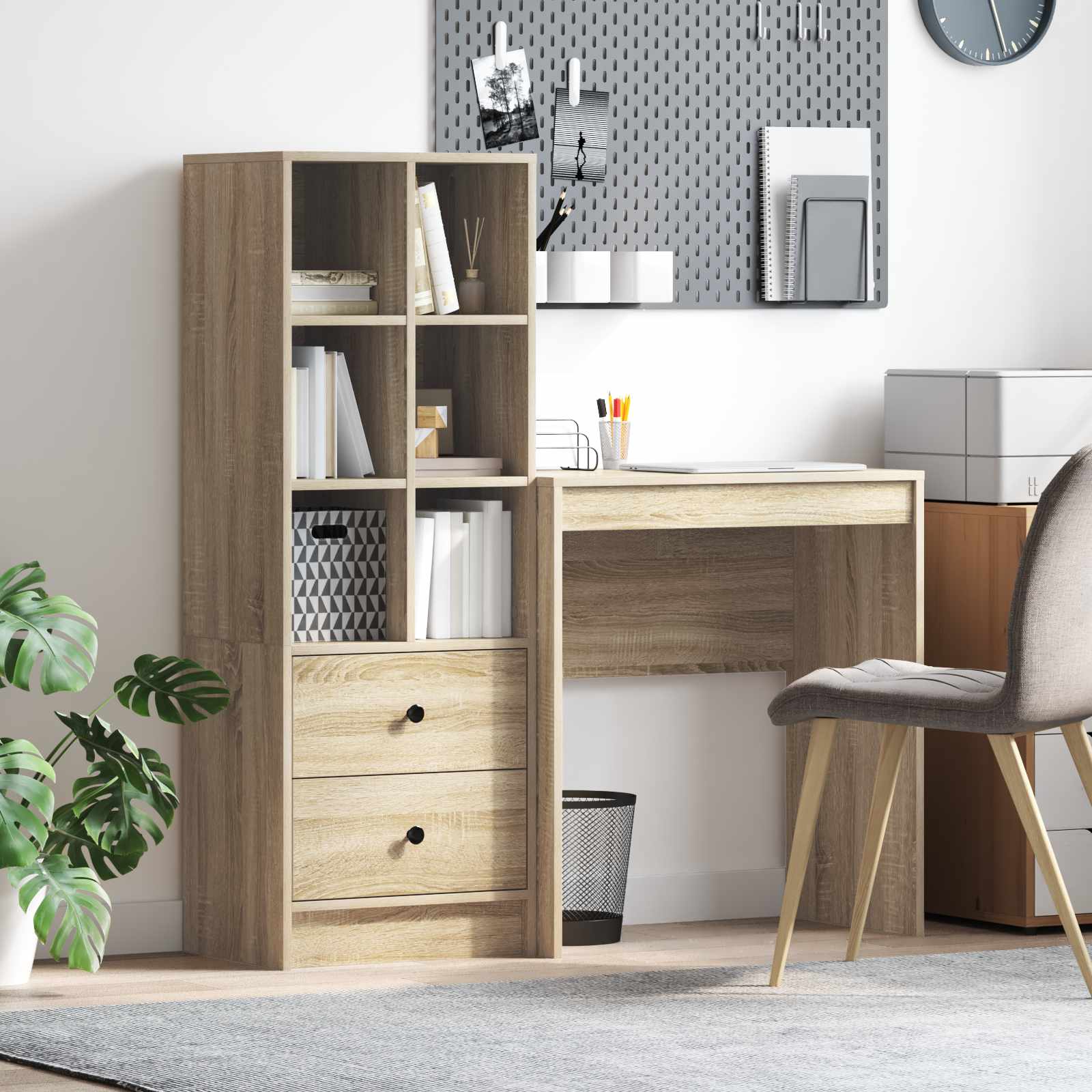 Schreibtisch Sonoma-Eiche 115,5 x 40 x 127 cm 2 stk.