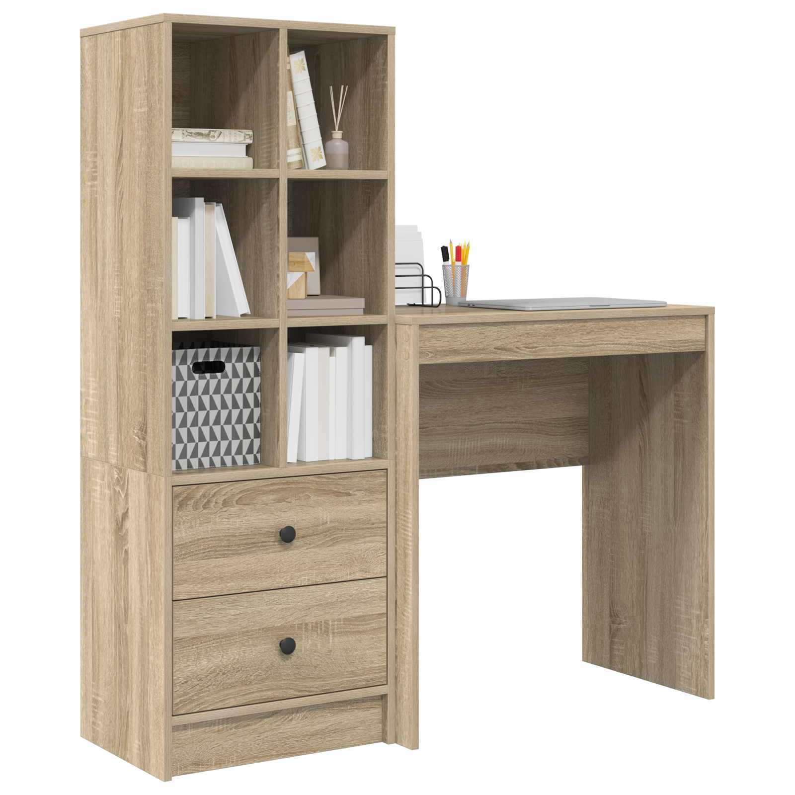Schreibtisch Sonoma-Eiche 115,5 x 40 x 127 cm 2 stk.