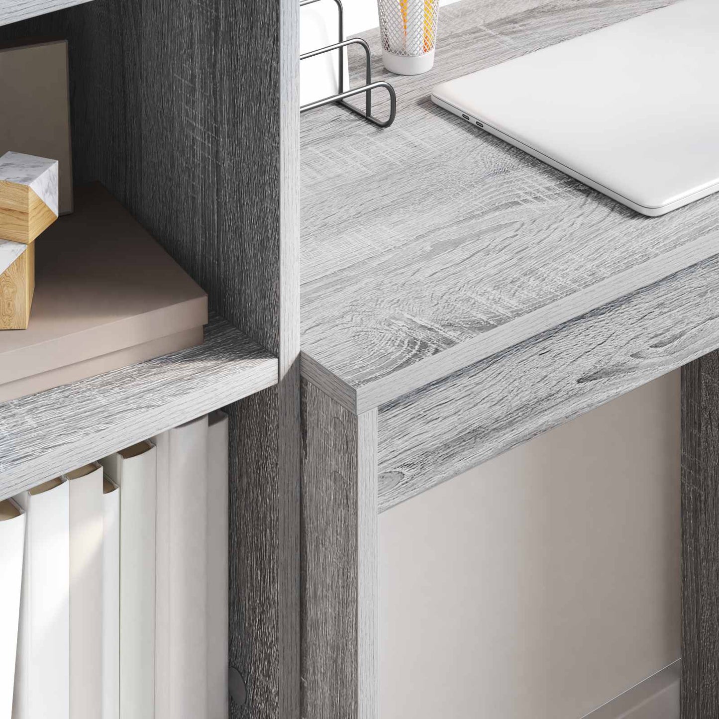Schreibtisch Graues Sonoma 115,5 x 40 x 127 cm 2 stk.