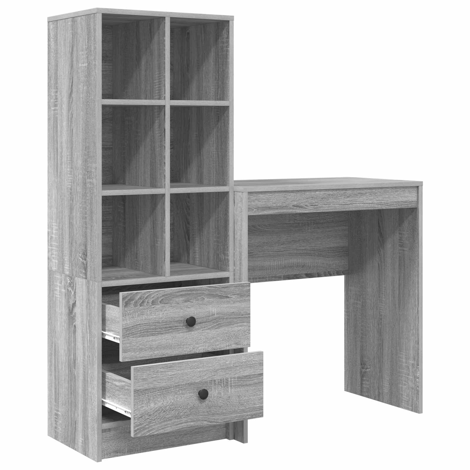 Schreibtisch Graues Sonoma 115,5 x 40 x 127 cm 2 stk.