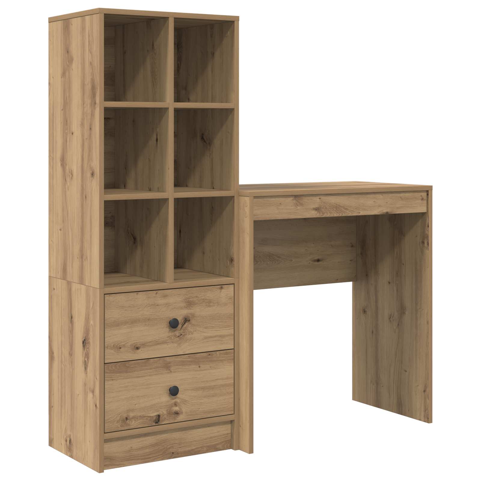 Schreibtisch Artisan-Eiche 115,5 x 40 x 127 cm 2 Stk.