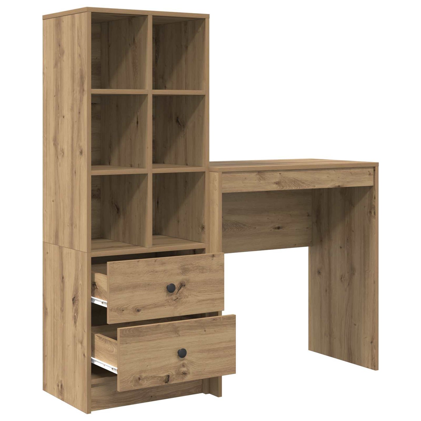 Schreibtisch Artisan-Eiche 115,5 x 40 x 127 cm 2 Stk.