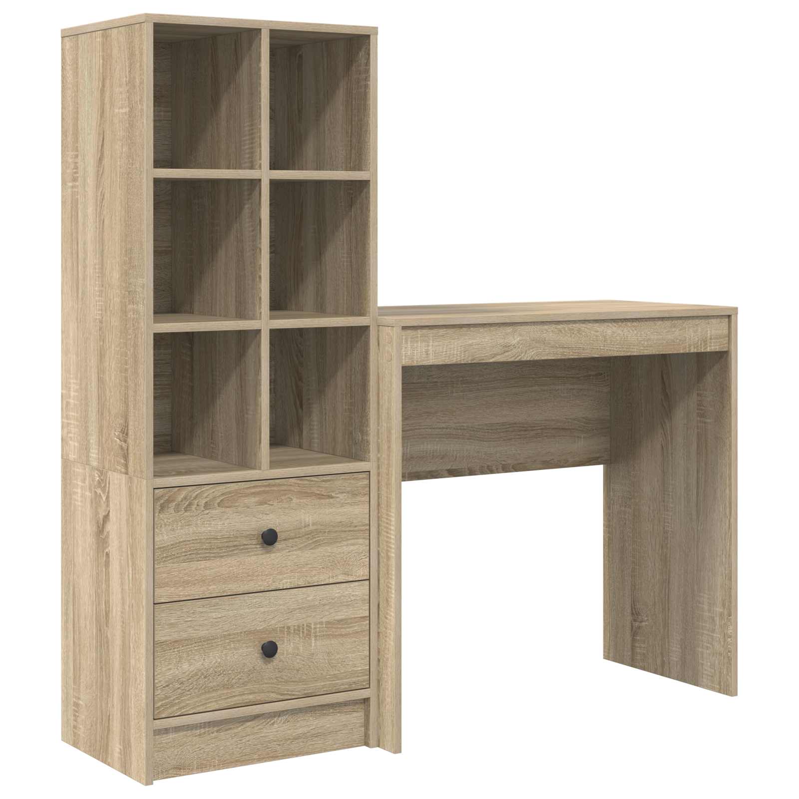 Schreibtisch Sonoma-Eiche 125,5 x 40 x 127 cm 2 stk.