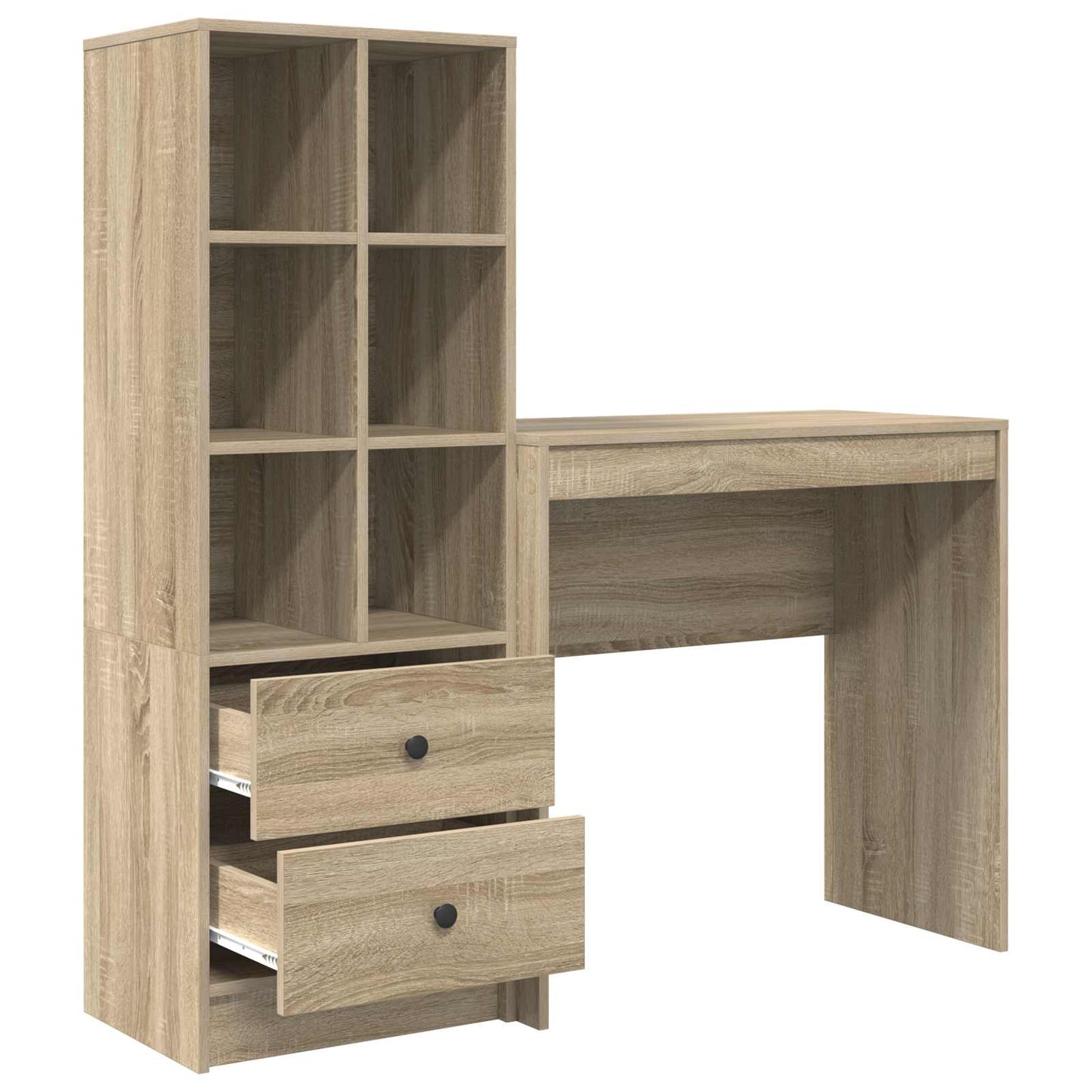Schreibtisch Sonoma-Eiche 125,5 x 40 x 127 cm 2 stk.