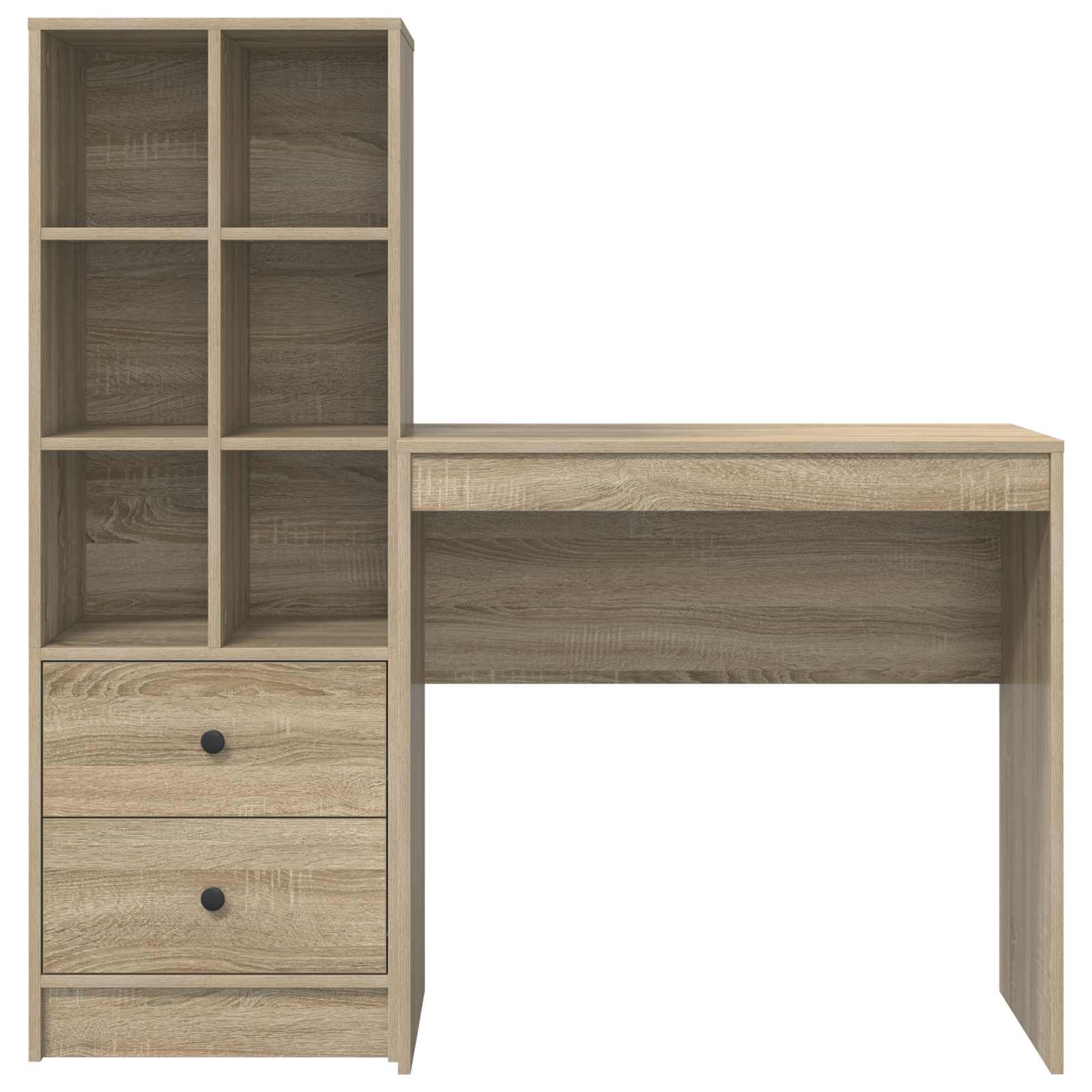 Schreibtisch Sonoma-Eiche 125,5 x 40 x 127 cm 2 stk.