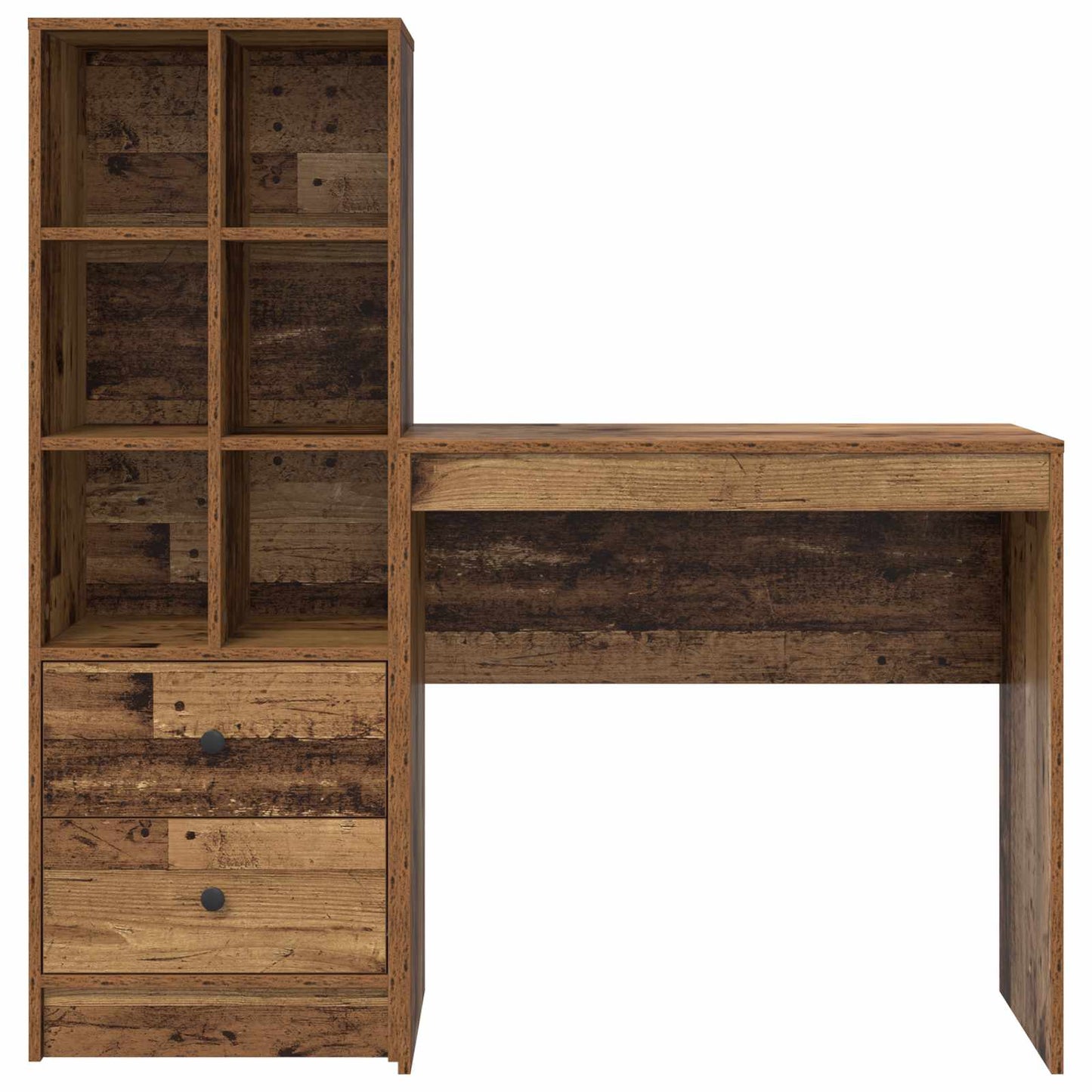 Schreibtisch Altholz 125,5 x 40 x 127 cm 2 stk.