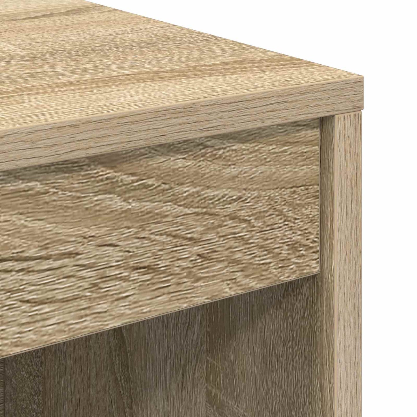 Schreibtisch mit Schubladen mit Regal 2 pcs Sonoma-Eiche