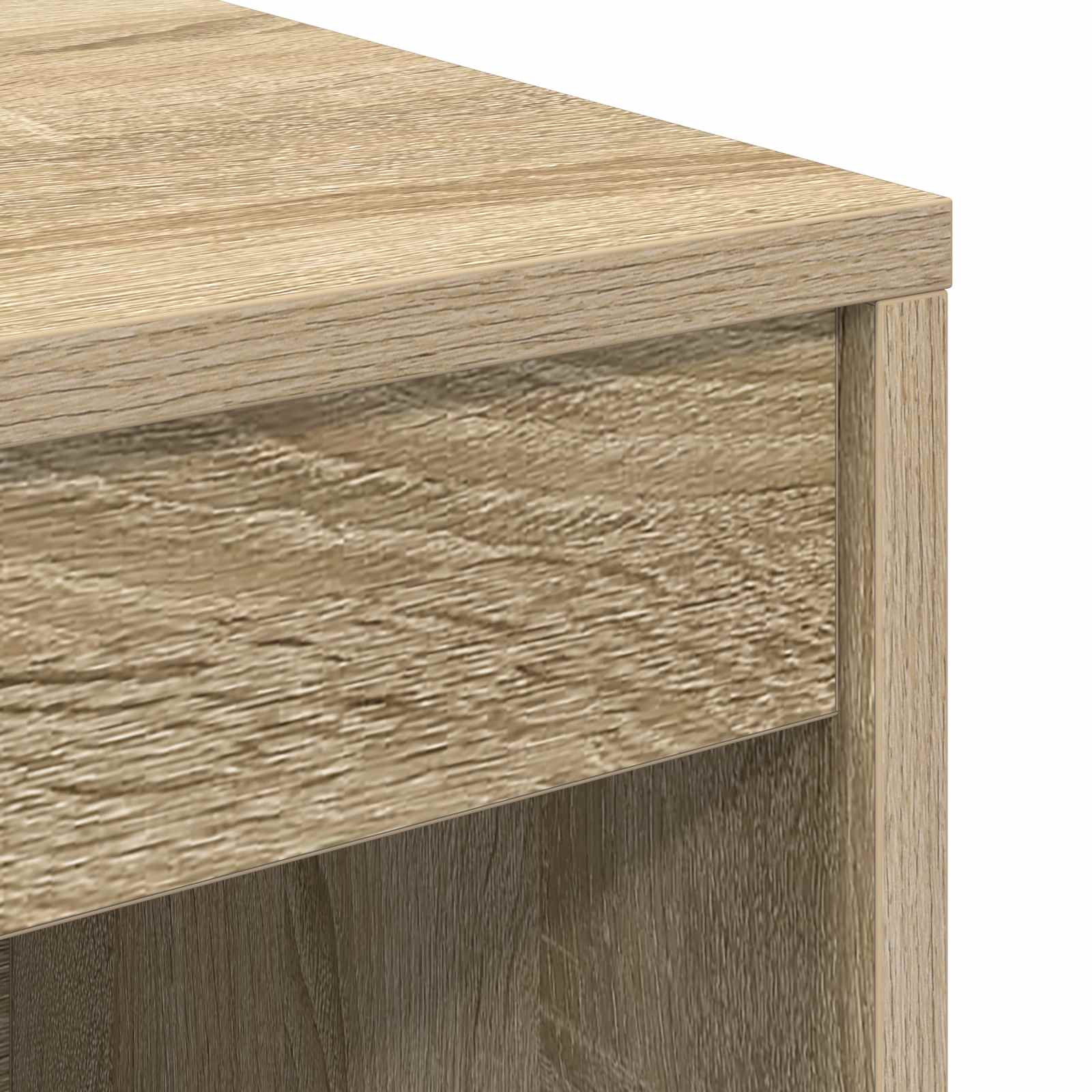 Schreibtisch mit Schubladen mit Regal 2 pcs Sonoma-Eiche