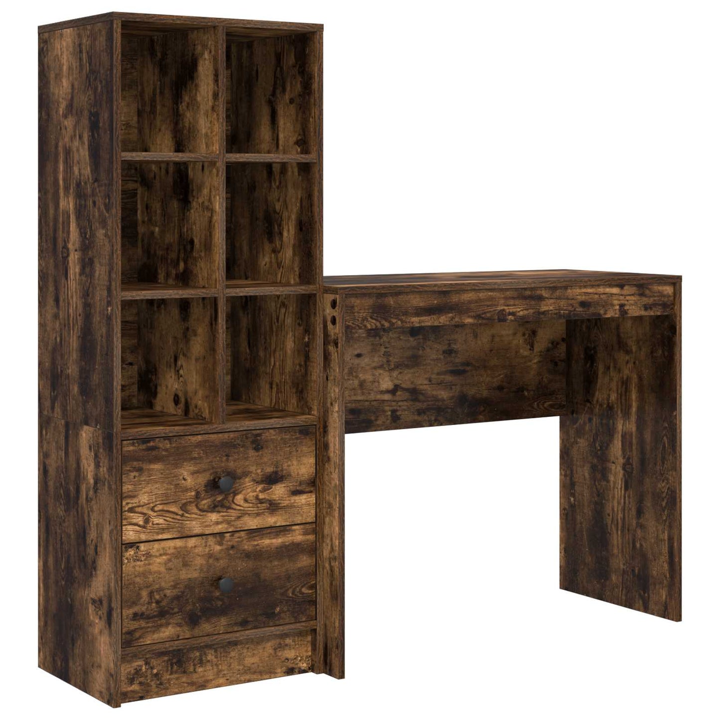 Schreibtisch Geräucherte Eiche 135,5 x 40 x 127 cm 2 stk.