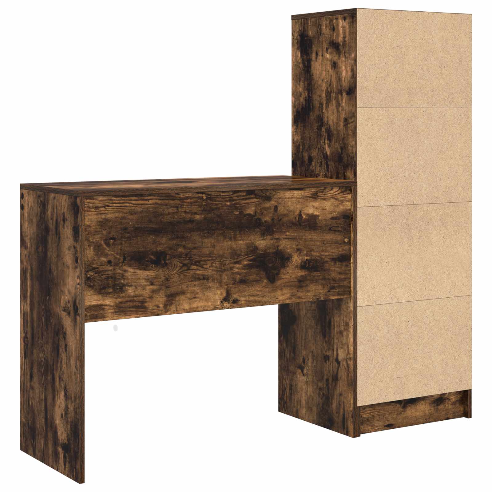 Schreibtisch Geräucherte Eiche 135,5 x 40 x 127 cm 2 stk.