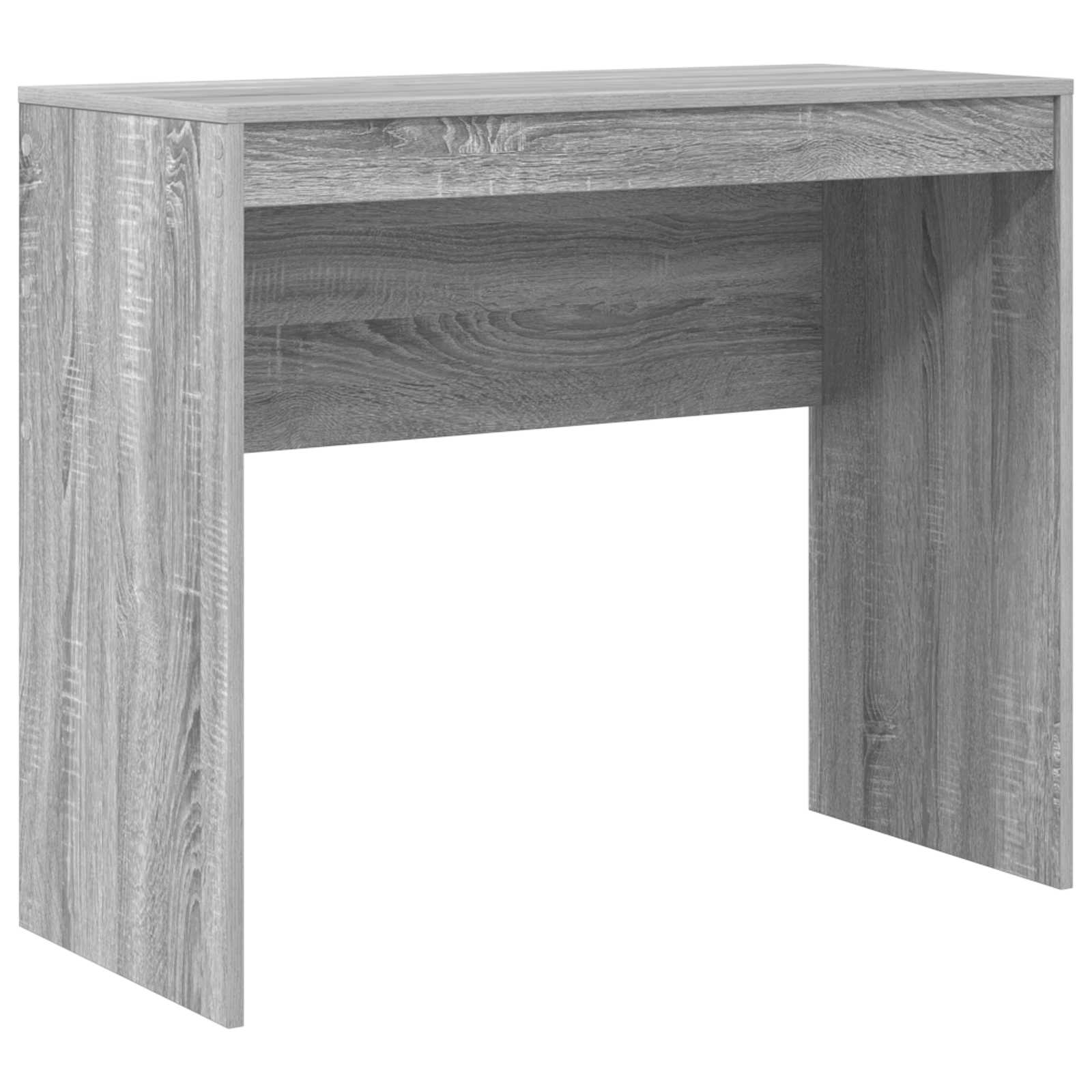 Schreibtisch mit Schubladen mit Regal 2 pcs Graues Sonoma