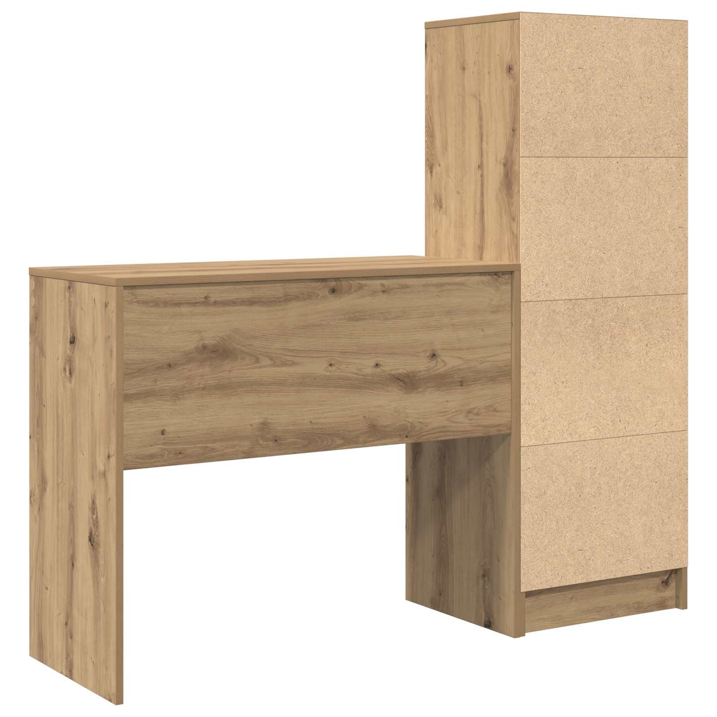 Schreibtisch Artisan-Eiche 135,5 x 40 x 127 cm 2 Stk.