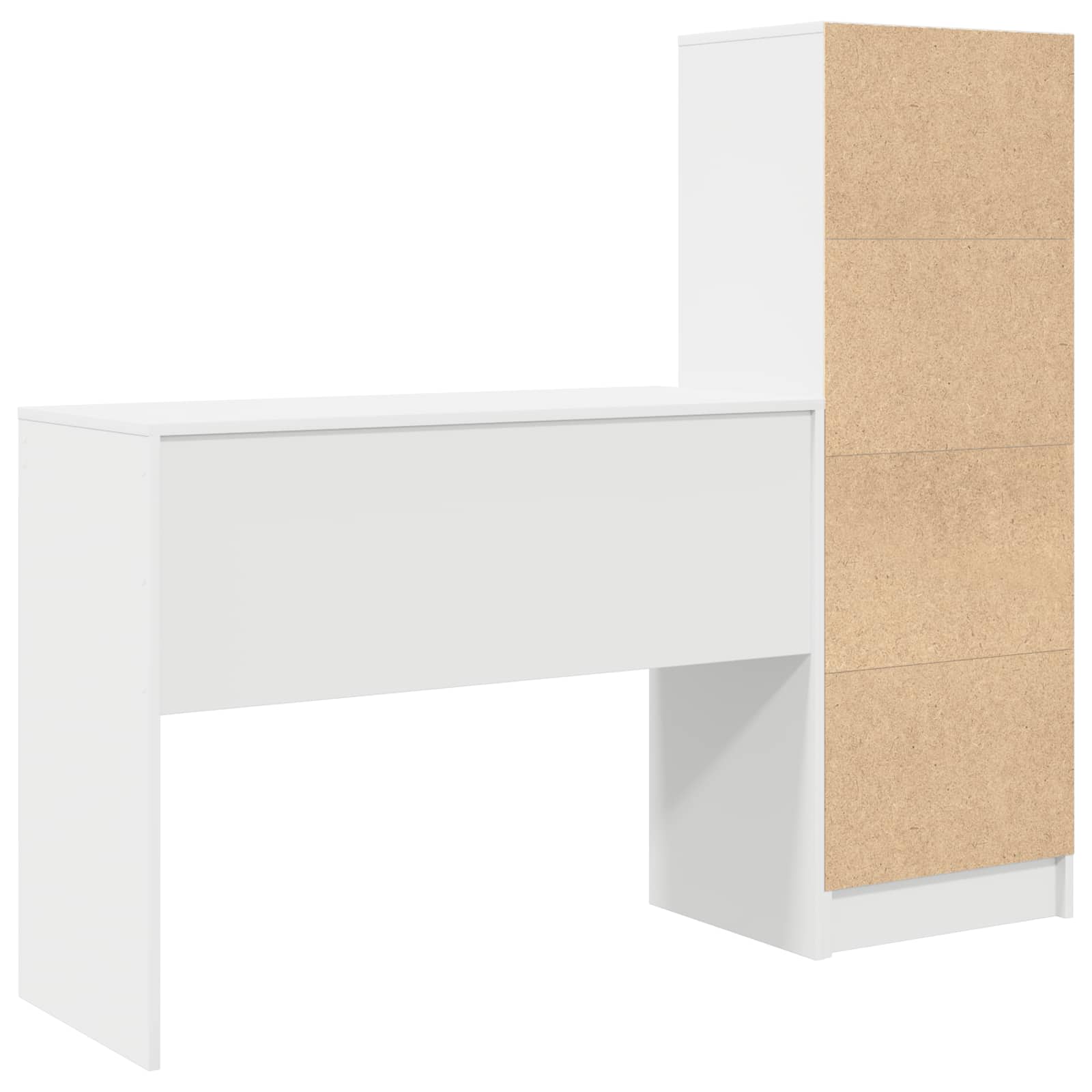 Schreibtisch Weiß 145,5 x 40 x 127 cm 2 stk.