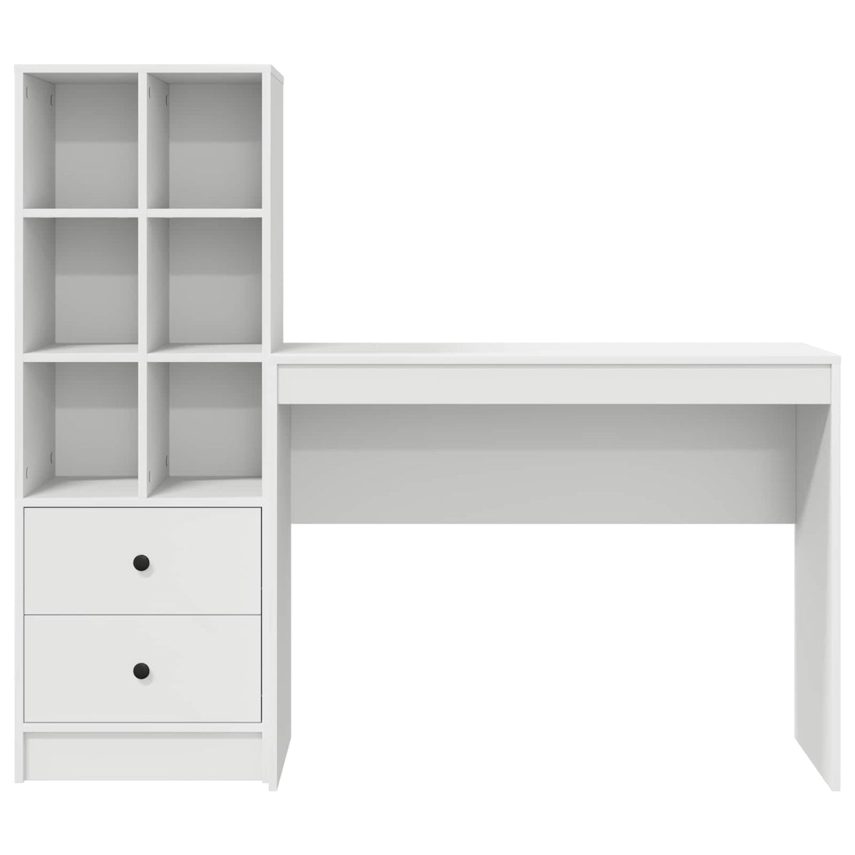 Schreibtisch Weiß 145,5 x 40 x 127 cm 2 stk.
