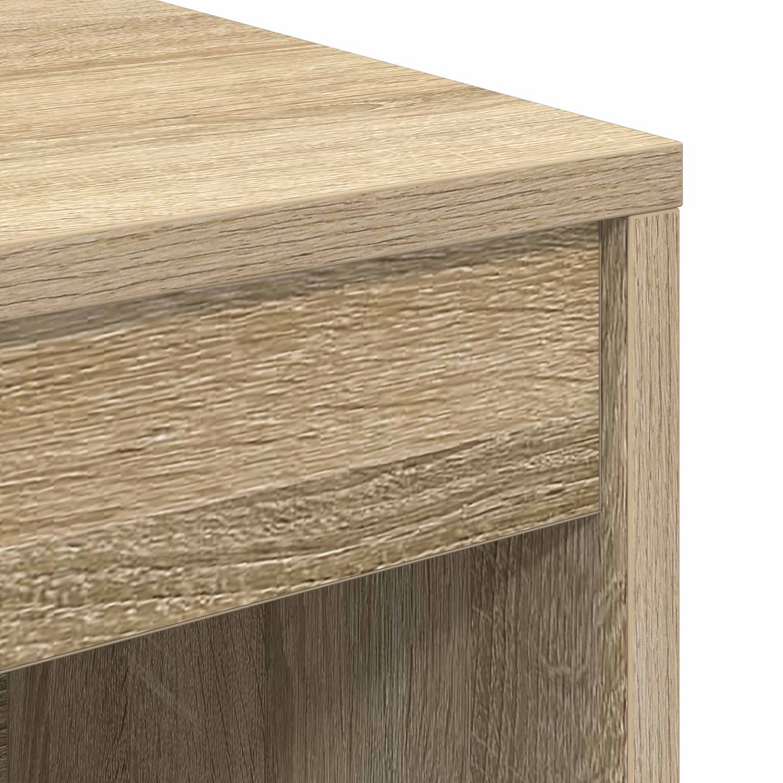 Schreibtisch mit Schubladen mit Regal 2 pcs Sonoma-Eiche