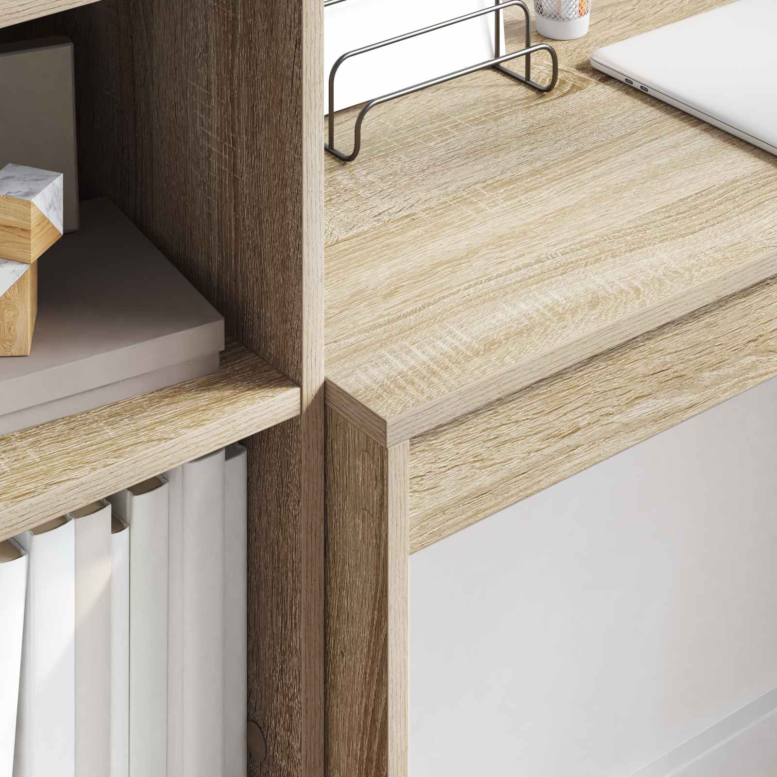 Schreibtisch Sonoma-Eiche 145,5 x 40 x 127 cm 2 stk.
